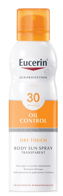 EUCERIN SUN SPRAY TOCCO SECCO SPF30 200 ML - Farmacia Puddu Baire S.r.l.