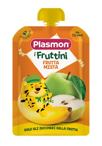 PLASMON I FRUTTINI FRUTTA MISTA 130 G - Farmacia Puddu Baire S.r.l.