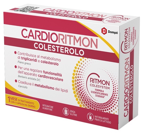 CARDIORITMON COLESTEROLO 30 CAPSULE - Farmacia Puddu Baire S.r.l.