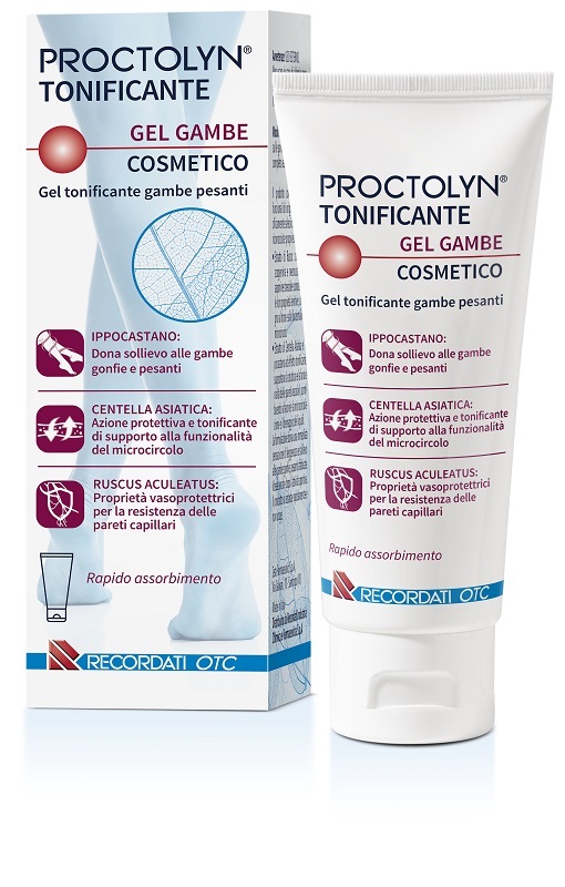 PROCTOLYN TONIFICANTE GEL GAMBE 100 ML - Farmacia Puddu Baire S.r.l.