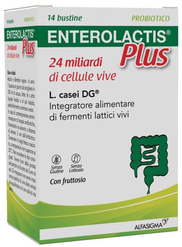 ENTEROLACTIS PLUS 14 BUSTINE - Farmacia Puddu Baire S.r.l.