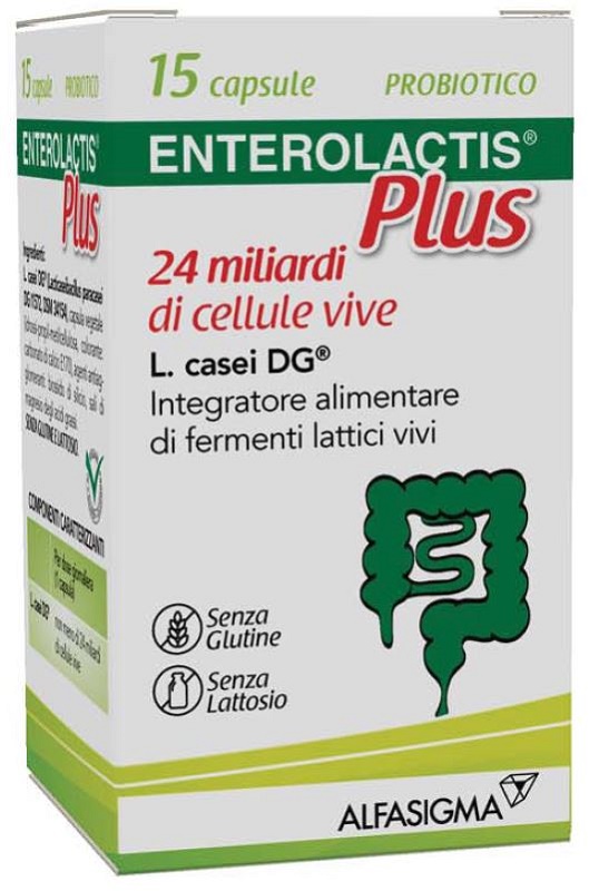 ENTEROLACTIS PLUS 15 CAPSULE - Farmacia Puddu Baire S.r.l.