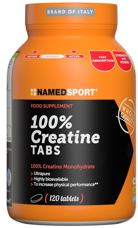 100% CREATINE TABS RB 120 COMPRESSE - Farmacia Puddu Baire S.r.l.