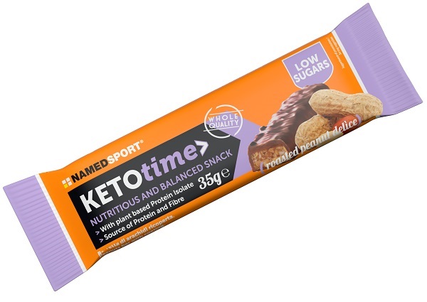 KETOTIME BAR ROASTED PEANUT 35 G - Farmacia Puddu Baire S.r.l.