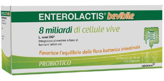 ENTEROLACTIS BEVIBILE 12 FLACONCINI X 10 ML - Farmacia Puddu Baire S.r.l.