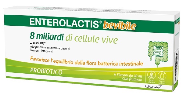 ENTEROLACTIS BEVIBILE 6 FLACONCINI X 10 ML - Farmacia Puddu Baire S.r.l.