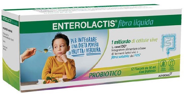 ENTEROLACTIS FIBRA LIQUIDA 12 FLACONCINI DA 10 ML - Farmacia Puddu Baire S.r.l.