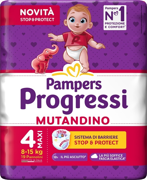 PAMPERS PROGRESSI MUTANDINA MAXI 19 PEZZI - Farmacia Puddu Baire S.r.l.