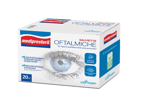 MEDIPRESTERIL SALVIETTE OFTALMICHE 20 PEZZI PROMO - Farmacia Puddu Baire S.r.l.