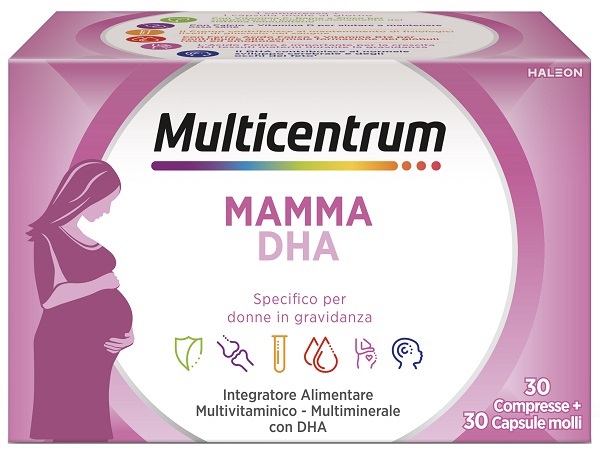 MULTICENTRUM MAMMA DHA 30 COMPRESSE + 30 CAPSULE - Farmacia Puddu Baire S.r.l.
