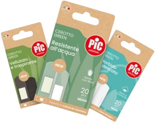 CEROTTO PIC GREEN BAMBU' ALOE MEDIO 20 PEZZI - Farmacia Puddu Baire S.r.l.