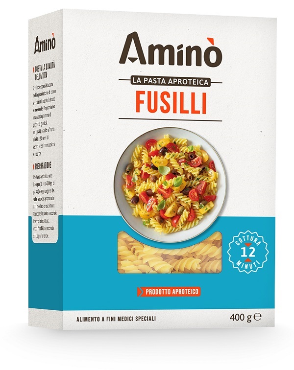 AMINO LA PASTA APROTEICA FUSILLI 400 G - Farmacia Puddu Baire S.r.l.