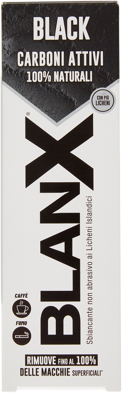 BLANX BLACK CARBONE DENTIFRICIO 75 ML - Farmacia Puddu Baire S.r.l.