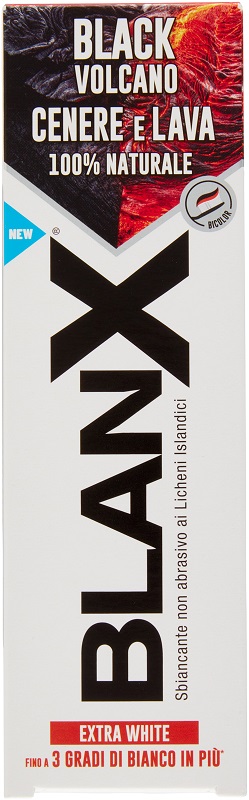 BLANX BLACK VOLCANO DENTIFRICIO 75 ML - Farmacia Puddu Baire S.r.l.