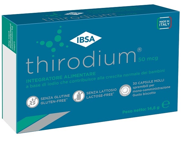 THIRODIUM 50MCG 30 CAPSULE MOLLI NUOVA FORMULAZIONE - Farmacia Puddu Baire S.r.l.