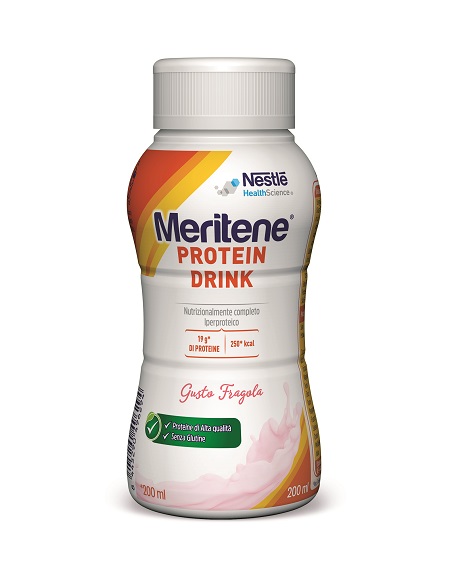 MERITENE PROTEIN DRINK FRAGOLA 200 ML - Farmacia Puddu Baire S.r.l.