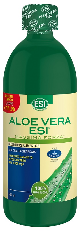 ESI ALOE VERA SUCCO MASSIMA FORZA 500 ML OFFERTA - Farmacia Puddu Baire S.r.l.