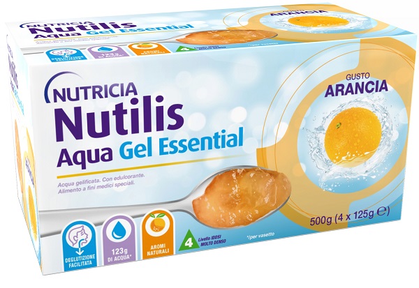 NUTILIS AQUA GEL ARANCIA 4 PEZZI DA 125 G - Farmacia Puddu Baire S.r.l.