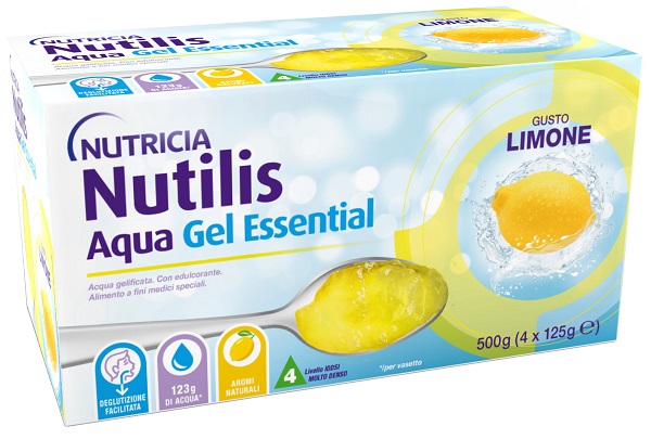 NUTILIS AQUA GEL LIMONE 4 PEZZI DA 125 G - Farmacia Puddu Baire S.r.l.