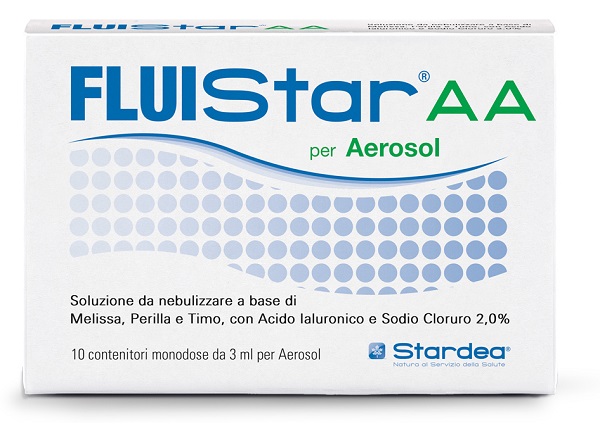 FLUISTAR AA 10 MONODOSE DA 3 ML PER AEROSOL - Farmacia Puddu Baire S.r.l.