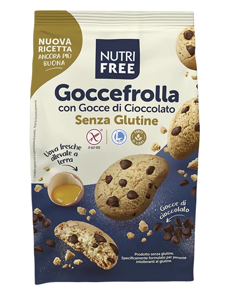 NUTRIFREE GOCCEFROLLA CON GOCCE DI CIOCCOLATO 300 G - Farmacia Puddu Baire S.r.l.