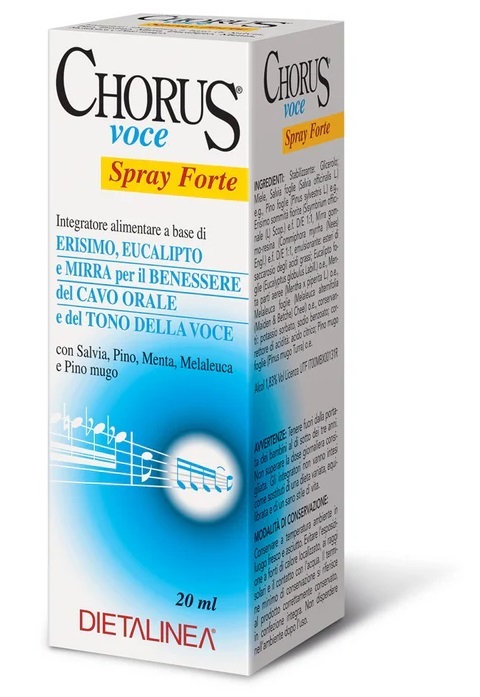 CHORUS VOCE SPRAY FORTE DIETALINEA 20 ML - Farmacia Puddu Baire S.r.l.
