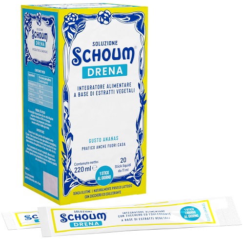 SOLUZIONE SCHOUM DRENA 20 STICK - Farmacia Puddu Baire S.r.l.