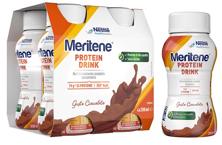 MERITENE DRINK CIOCCOLATO 4 PEZZI DA 200 ML - Farmacia Puddu Baire S.r.l.