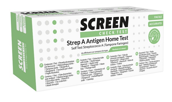 STREP A ANTIGEN HOME TEST DETERMINAZIONE QUALITATIVA ANTIGENI STREPTOCOCCO A DA TAMPONE FARINGEO 1 PEZZO - Farmacia Puddu Baire S.r.l.