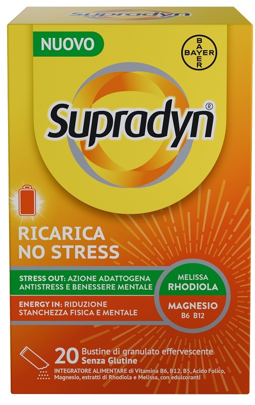 SUPRADYN RICARICA NO STRESS 20 BUSTINE - Farmacia Puddu Baire S.r.l.