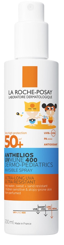 ANTHELIOS SPRAY UVMUNE BAMBINO 50+ 200 ML - Farmacia Puddu Baire S.r.l.