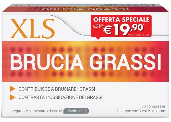 XLS BRUCIA GRASSI 60 COMPRESSE TAGLIO PREZZO - Farmacia Puddu Baire S.r.l.