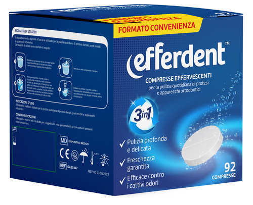 EFFERDENT 92 COMPRESSE EFFERVESCENTI - Farmacia Puddu Baire S.r.l.