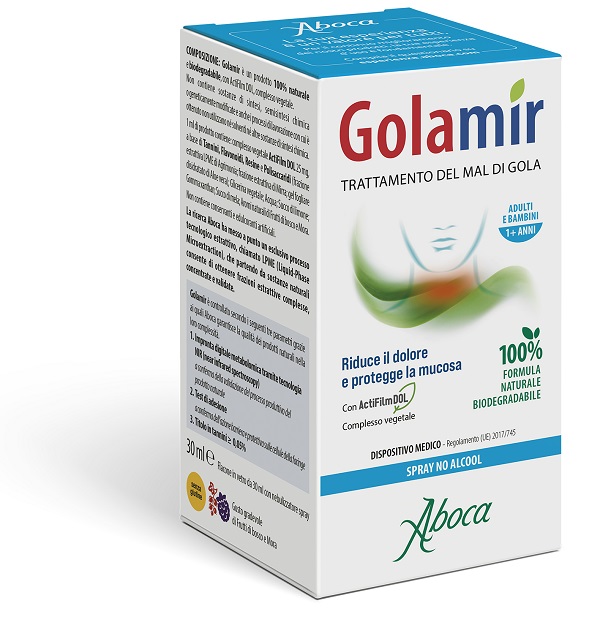 GOLAMIR SPRAY NO ALCOL 30 ML - Farmacia Puddu Baire S.r.l.