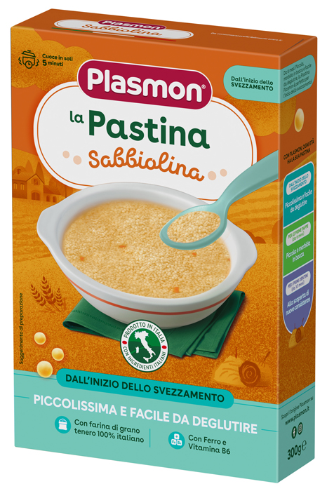 PLASMON PASTA SABBIOLINA 300 G - Farmacia Puddu Baire S.r.l.
