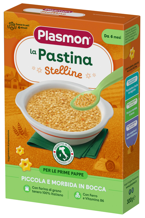 PLASMON PASTA STELLINE 300 G - Farmacia Puddu Baire S.r.l.