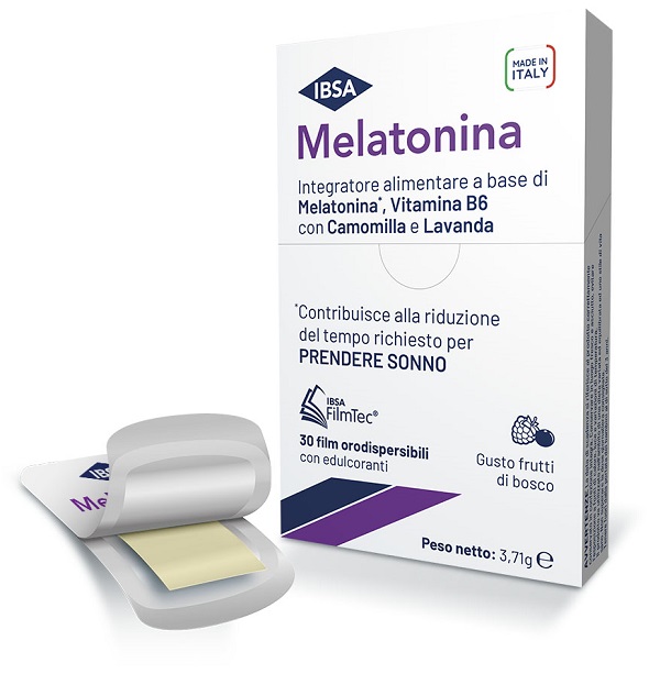 MELATONINA IBSA 30 FILM ORALI - Farmacia Puddu Baire S.r.l.