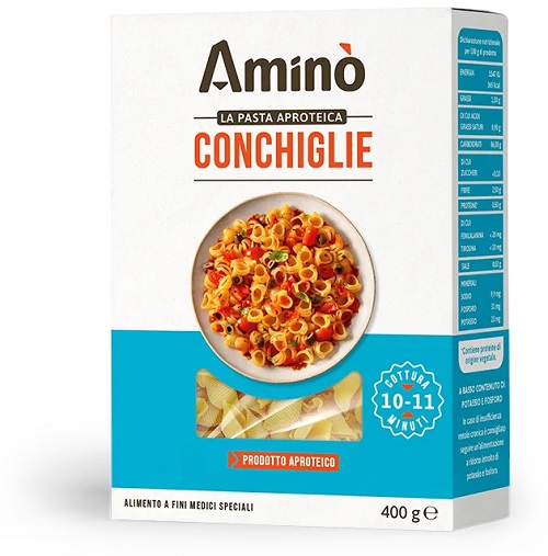 AMINO' CONCHIGLIE APROTEICHE 400 G - Farmacia Puddu Baire S.r.l.