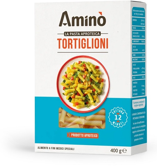 AMINO' TORTIGLIONI APROTEICI 400 G - Farmacia Puddu Baire S.r.l.