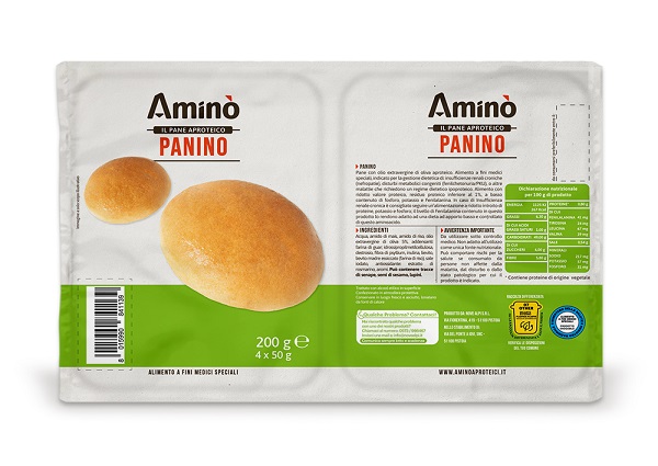 AMINO' PANINO 4 BLISTER X 50G - Farmacia Puddu Baire S.r.l.