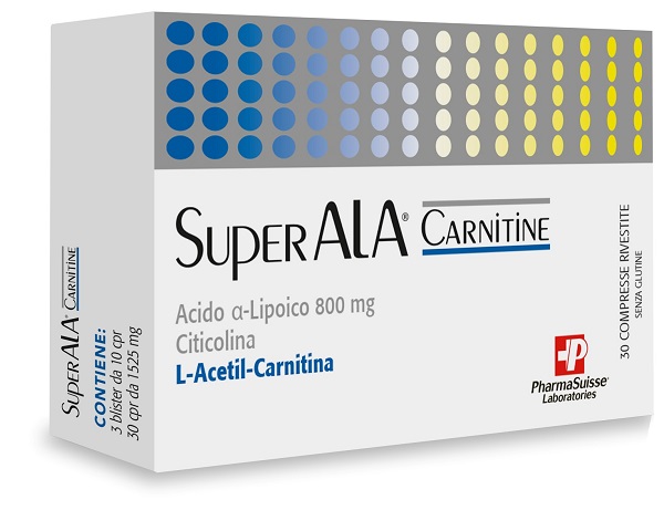 SUPERALA CARNITINE 30 COMPRESSE - Farmacia Puddu Baire S.r.l.