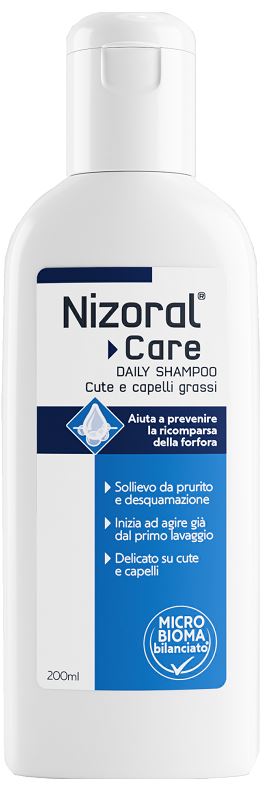 NIZORAL CARE DAILY SHAMPOO CUTE & CAPELLI GRASSI 200 ML - Farmacia Puddu Baire S.r.l.