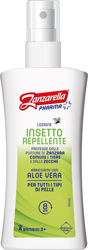 ZANZARELLA LOZIONE INSETTO REPELLENTE CON ALOE 100 ML - Farmacia Puddu Baire S.r.l.