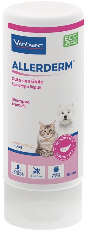 ALLERDERM SHAMPOO CUTE SENSIBILE 250 ML - Farmacia Puddu Baire S.r.l.
