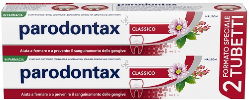 PARODONTAX BIPACK CLASSIC 2 X 75 ML - Farmacia Puddu Baire S.r.l.
