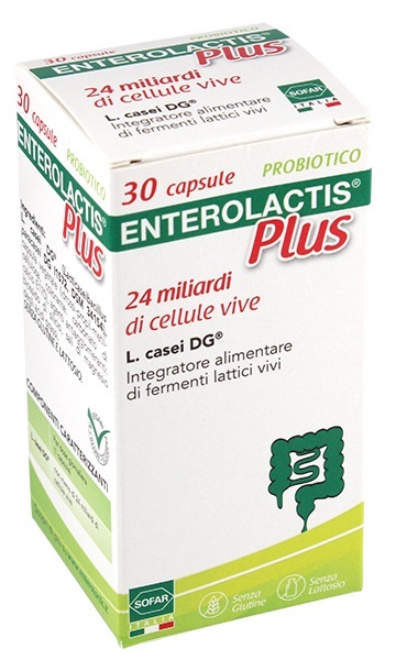 ENTEROLACTIS PLUS 30 CAPSULE - Farmacia Puddu Baire S.r.l.