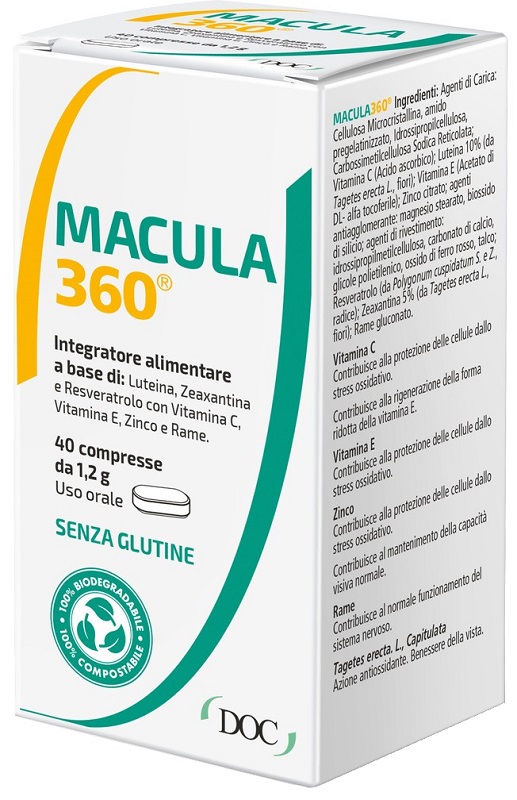 MACULA 360 40 COMPRESSE - Farmacia Puddu Baire S.r.l.
