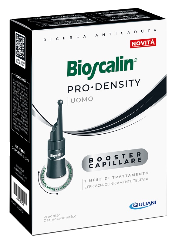 BIOSCALIN PRO DENSITY UOMO BOOSTER CAPILLARE 8 FIALE X 2,5ML - Farmacia Puddu Baire S.r.l.
