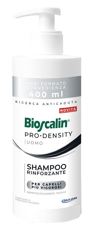 BIOSCALIN PRO DENSITY UOMO SHAMPOO RINFORZANTE 400 ML - Farmacia Puddu Baire S.r.l.