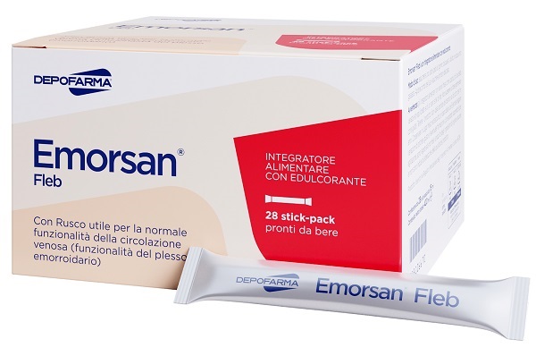 EMORSAN FLEB 28 STICK DA 15 ML - Farmacia Puddu Baire S.r.l.